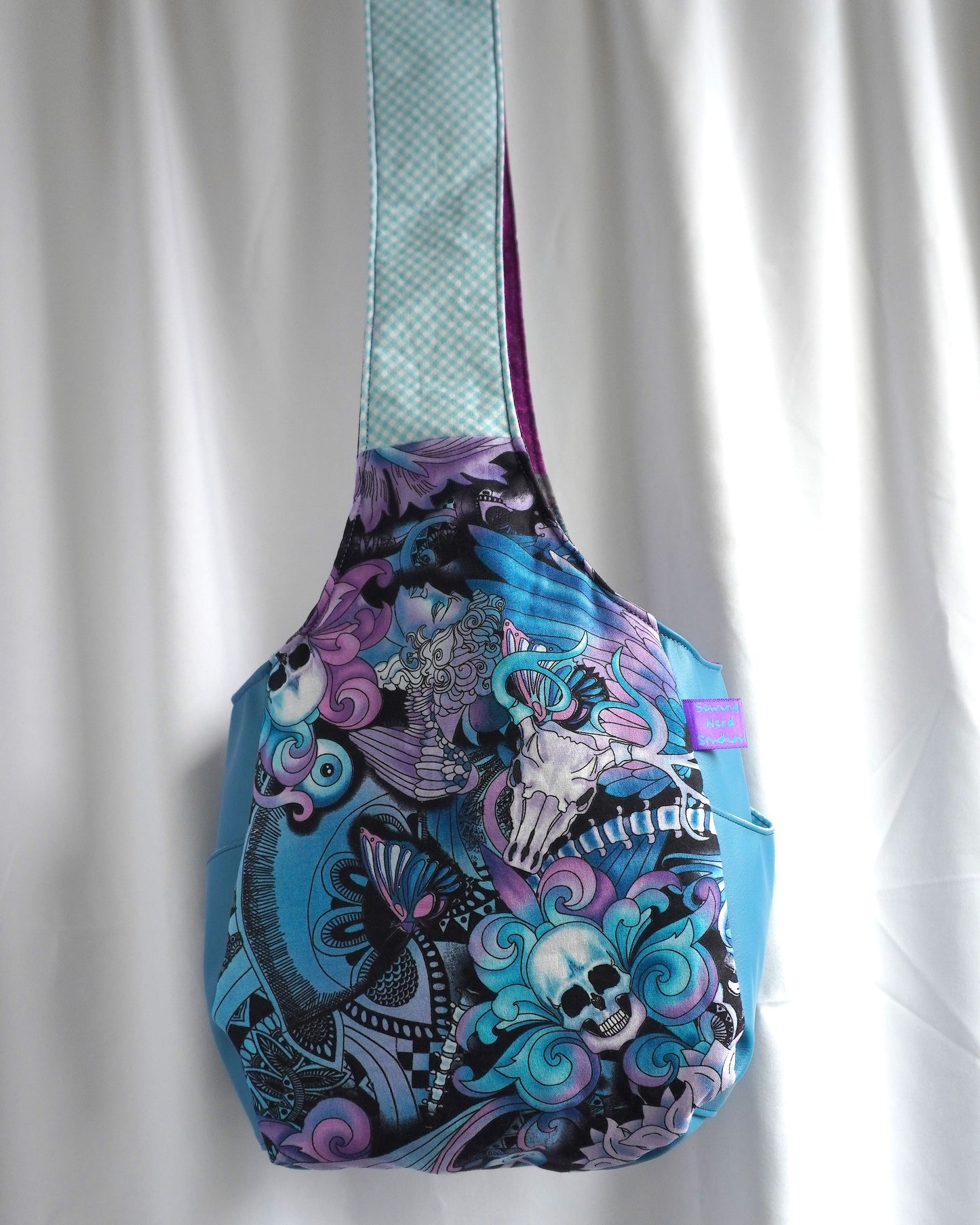 Deer Skull and Floral Sling Bag!