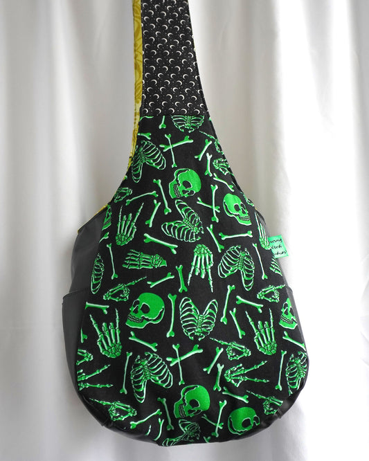 Glow in the Dark Skull Sling Bag!